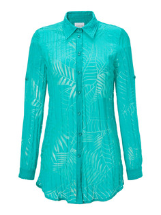 Рубашка женская Madeleine 632652 бирюзовая 38
