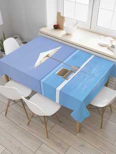 Скатерть прямоугольная JoyArty "Загар посреди моря" из оксфорда, 120x145 см