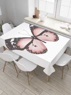 Скатерть прямоугольная JoyArty "Симметрия в мире бабочек" из оксфорда, 120x145 см