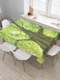 Скатерть прямоугольная JoyArty "Многолетнее дерево" из оксфорда, 120x145 см