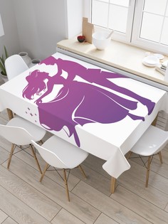 Скатерть прямоугольная JoyArty "Первый королевский танец" из оксфорда, 120x145 см