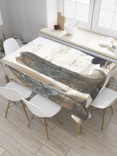 Скатерть прямоугольная JoyArty "Техасец в гостях" из оксфорда, 120x145 см