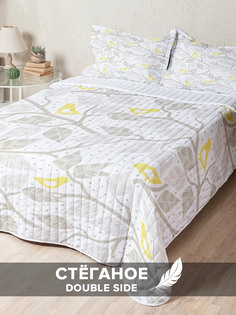 Стеганое покрывало Ambesonne с двумя наволочками 50х70 см с размерами: 240 x 230 см