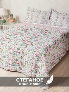 Стеганое покрывало Ambesonne с двумя наволочками 50х70 см с размерами: 240 x 230 см