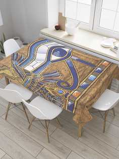 Скатерть прямоугольная JoyArty "Тайны египта" из сатена, 180x145 см