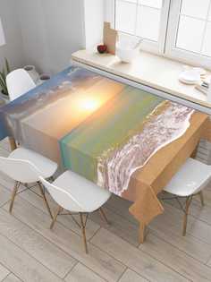 Скатерть прямоугольная JoyArty "Солнечная усталость" из оксфорда, 120x145 см