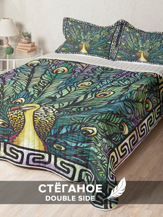 Стеганое покрывало Ambesonne с двумя наволочками 50х70 см с размерами: 240 x 230 см