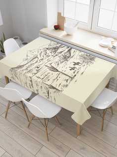 Скатерть прямоугольная JoyArty "Ковбои в пути" из оксфорда, 120x145 см