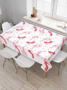 Скатерть прямоугольная JoyArty "Подходящие туфельки" из оксфорда, 120x145 см