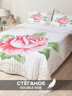 Стеганое покрывало Ambesonne с двумя наволочками 50х70 см с размерами: 240 x 230 см