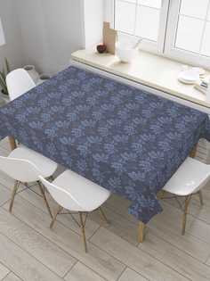 Скатерть прямоугольная JoyArty на кухонный стол "Кустики" из оксфорда, 120x145 см