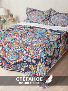 Стеганое покрывало Ambesonne с двумя наволочками 50х70 см с размерами: 240 x 230 см