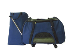 Сумка-переноска на колесиках Материал:600D Размер: 57.5*28.5*47см, Цвет: темно-синий THE Best