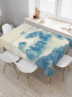 Скатерть прямоугольная JoyArty "Японский строб в шторм" из оксфорда, 180x145 см