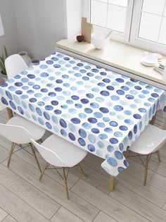 Скатерть прямоугольная JoyArty "Акварельная роса" из оксфорда, 180x145 см