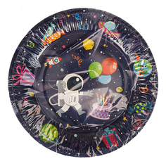 Тарелки одноразовые Дон Карнавал Космос 17 см 6 шт