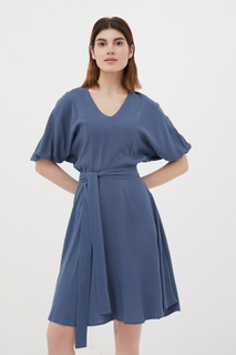 Платье женское Finn Flare FSC11036 синее XL