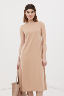 Платье женское Finn Flare FSC13046 бежевое XL