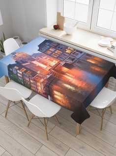 Скатерть прямоугольная JoyArty "Спящие реки" из оксфорда, 180x145 см