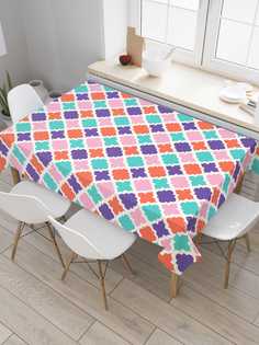 Скатерть прямоугольная JoyArty "Чародейские формы" из оксфорда, 180x145 см