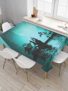 Скатерть прямоугольная JoyArty "Японские ночи" из оксфорда, 180x145 см