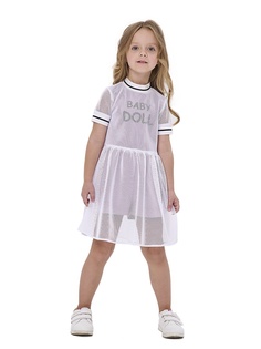 Платье детское для девочек Карамелли О55564 белое размер 116