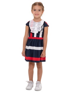 Платье детское для девочек Карамелли О55529 синее размер 104