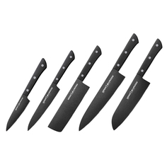 Комплект из 5 кухонных ножей Samura Shadow 223631023
