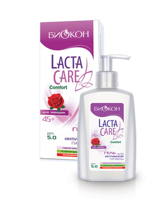Гель для интимной гигиены 45+ Биокон из серии Lacta Care Comfort, Ph 5, 290 г