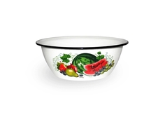 Миска 40304-142/5 4,0л Восточные дары (белая) Керченский металлургический завод