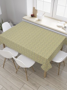 Скатерть прямоугольная JoyArty на кухонный стол "Классика рококо" из оксфорда, 180x145 см