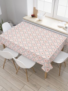 Скатерть прямоугольная JoyArty "Молдавская мозаика" из оксфорда, 180x145 см