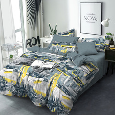 Постельное белье 2.0 макси BRAVO Collection нав.70*70 м.205 рис.4664-1+4664а-1 BIG CITY