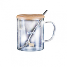 Кружка Home Collection С Крышкой 350 мл Микс 1 шт