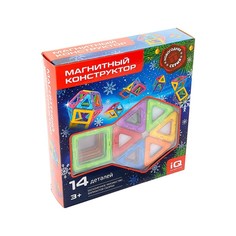 Конструктор магнитный Unicon новогодняя серия 14дет 4371524