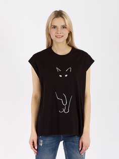 Футболка женская DAIROS GD69301151 черная 50