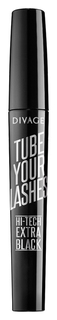 Тушь для ресниц Divage Tube Your Lashes №01 Extra Black 10 мл