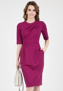 Платье женское Olivegrey Pl000861V(hanky) фиолетовое 52