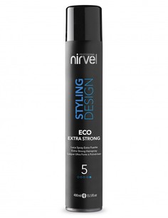 Лак для волос экстрасильной фиксации 5 степень фиксации Nirvel ECO EXTRA STRONG, 400 мл