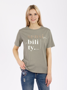 Футболка женская DAIROS GD69301140 хаки 46