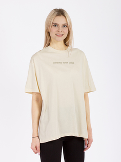 Футболка женская DAIROS GD69301153 бежевая 44