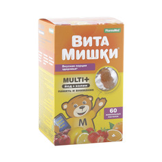 ВитаМишки Мульти плюс паст.жев. 60 шт. Pharma Med