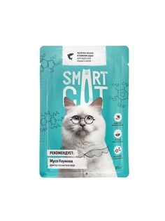 Влажный корм для кошек Smart CAT, лосось, 25шт, 85г