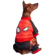 Комбинезон для собак Triol Человек-паук, унисекс, красный, черный, XS, длина спины 20 см