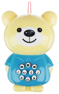 ИГРОЛЕНД Игрушка интерактивная Медведь-сказочник, ABS, 2х1.5VAAA,9х6х5 см