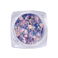 Дизайн для ногтей Serebro Соты Диско №01