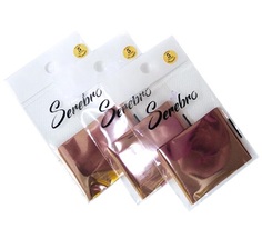 Фольга для дизайна ногтей Serebro, №05, розовое золото