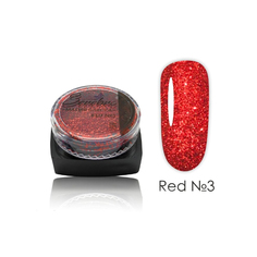 Дизайн для ногтей Serebro Red №3