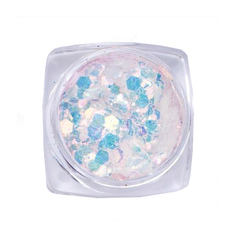 Дизайн для ногтей Serebro, «Соты Диско» №08