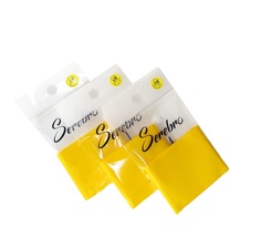 Фольга для дизайна ногтей Serebro, №18, желтая матовая